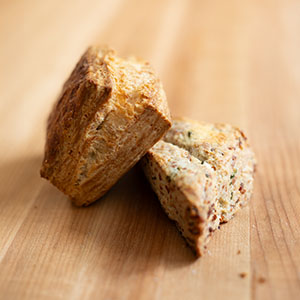 a photo of freshly baked scones