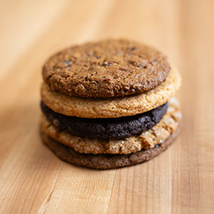 a photo of freshly baked cookies